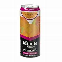 Pack de 24 canettes Minute Maid multivitamine  , 33 cl